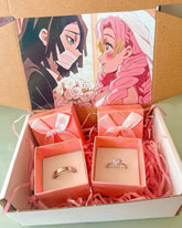 Set de anillos Iguro y Mitsuri